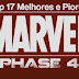 Fase 4 do Universo Cinematográfico da Marvel Studios, A Melhor ou a Pior de Todas !?! Confira Nosso Top Ranking e Veredito Final.