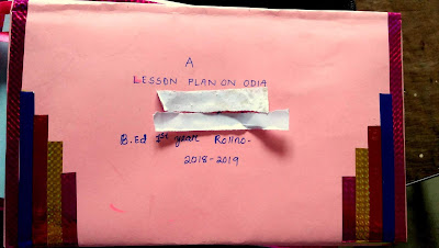NIOS Deled lesson plan front page