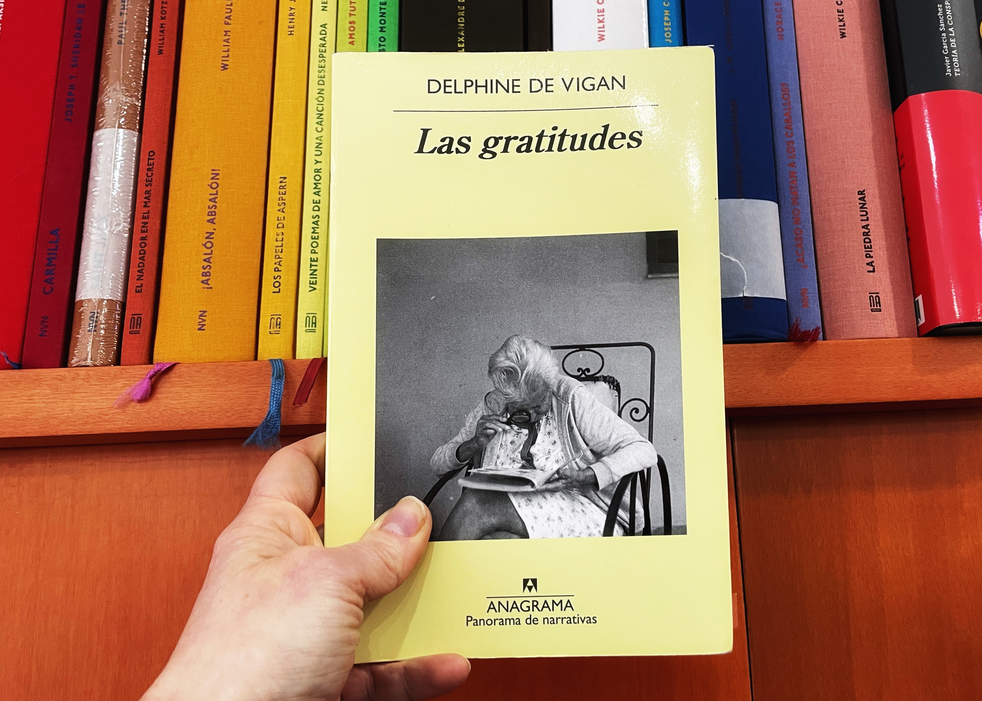 Palabras En Cadena : Las gratitudes, reseña de la novela de Delphine de  Vigan