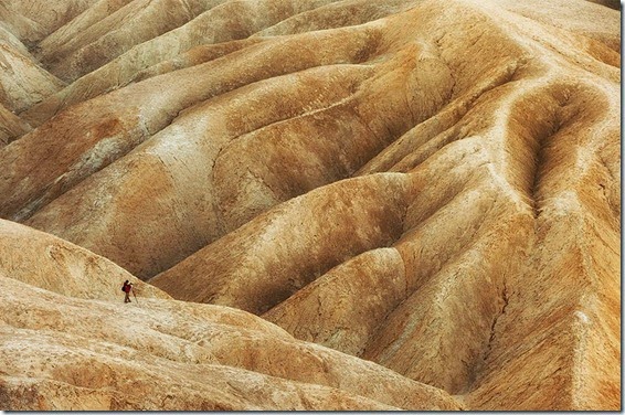 Photographer, Badlands, Death Valley, CA