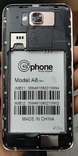 GPhone A8 New Flash File MT6580 5.1 LCD Fix Hang Logo & Dead Recovery Stock Rom