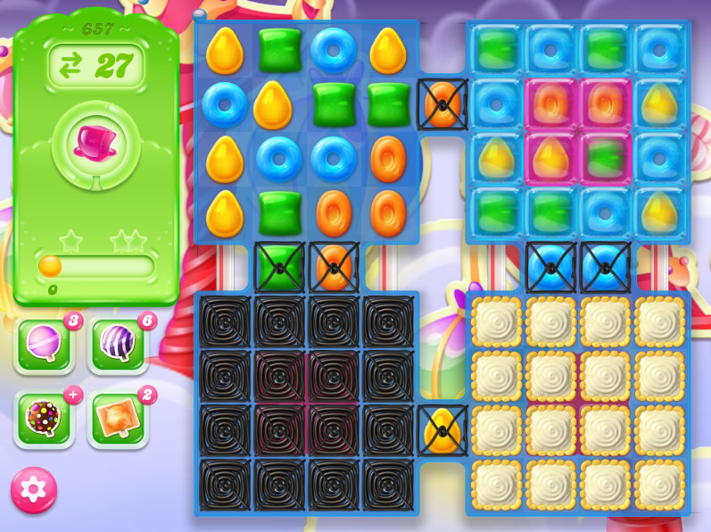 Candy Crush Jelly Saga level 657