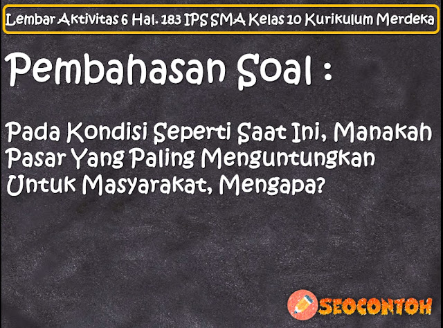 Analisislah kelebihan dan kekurangan dari masing-masing struktur pasar, Gambarlah kurva permintaan dan penawaran yang sesuai dengan struktur pasar, Carilah perbedaan pasar berdasarkan strukturnya, Analisislah pengaruhnya bagi pasar konkret, Bagaimana pengaruh pesatnya perkembangan teknologi infomasi terhadap pasar, Analisislah perbedaan pasar konkret dan pasar abstrak (daring), pasar abstrak adalah, pasar tidak nyata adalah, kelancaran proses transaksi pasar abstrak didasarkan, Pasar apakah yang paling menguntungkan konsumen, Mengapa pada pasar persaingan sempurna sulit untuk mendapatkan keuntungan yang besar, Mengapa pasar sempurna dikatakan paling ideal, Apakah pasar persaingan sempurna bisa meningkatkan ekonomi masyarakat