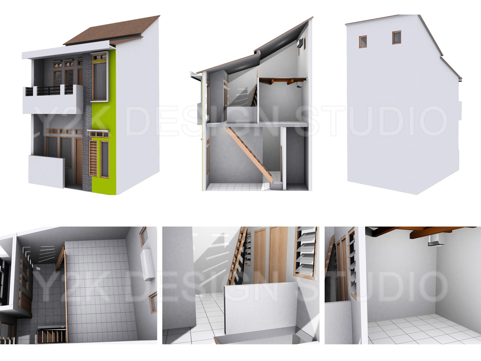 Y2K Design Studio Design Rumah Minimalis Pada Lahan Sempit