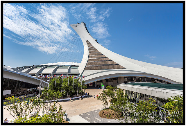 Olympic Stadium Observation Tower At Montreal