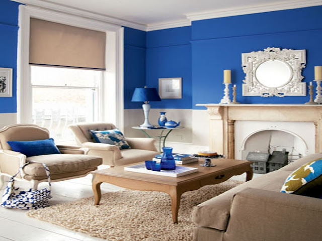 10 interior design ideas blue and brown living room