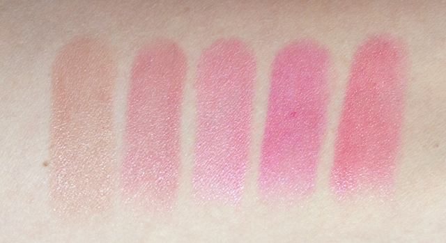 l'oreal caresse by colour riche lipstick swatches