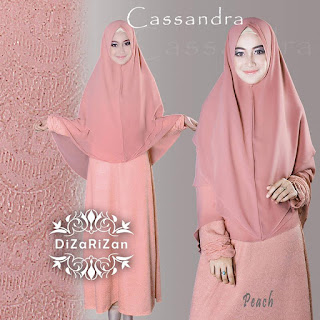 CASSANDRA (Dress & Khimar) PEACH