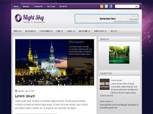 Nightsky Blogger Template