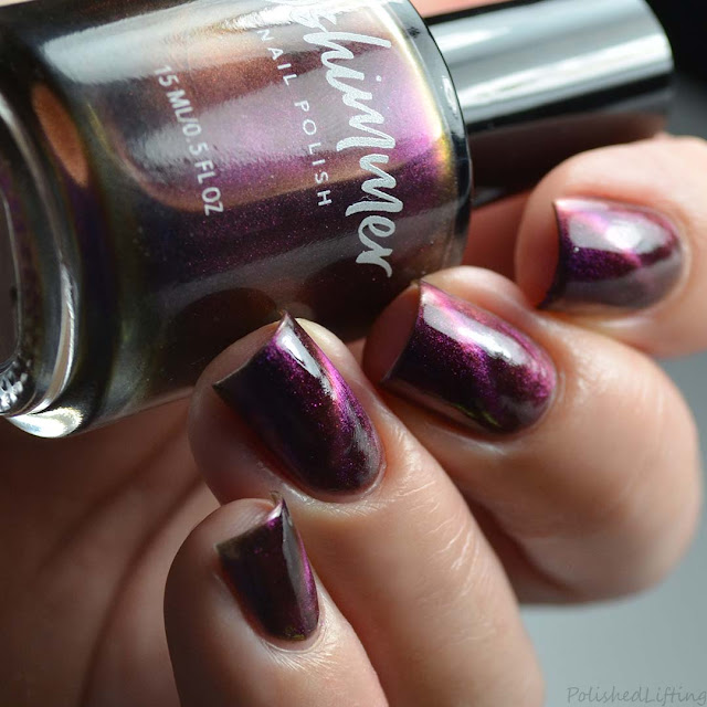 color shifting magnetic multichrome cat eye nail polish