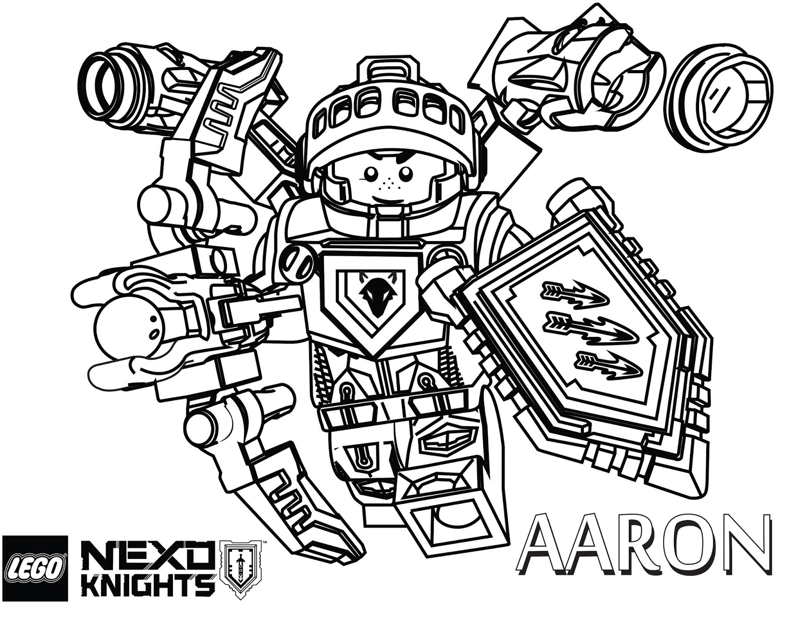 Aaron Knight Coloring Page - Free Printable Coloring Pages for Kids