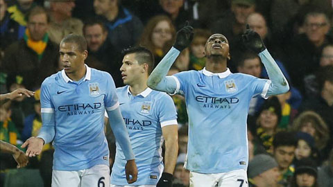 Man City lấy lại thể diện sau khi vùi dập Norwich