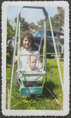 Wes Nisker as a baby with his sister Jan