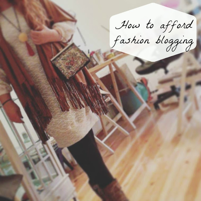 how to afford fahion blogging