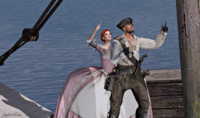 PIRATE,FASHION,ZEEVH,POSES,POSE,FASHIONMODEL,STEAMPUNK,FASHIONSTEAMPUNK,GABRIEL,METAVERSE,LOVE,COUPLE,MEN,WOMAN,MALE,FEMALE