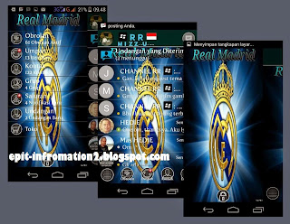 BBM Mod Real Madrid Based 2.8.0.21 Terbaru