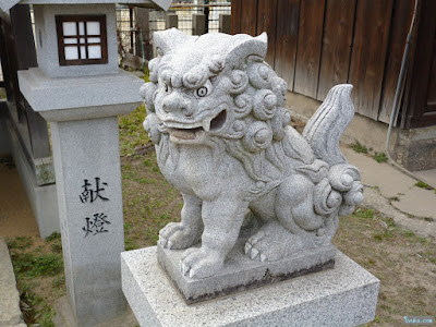 姫嶋神社元楯社狛犬