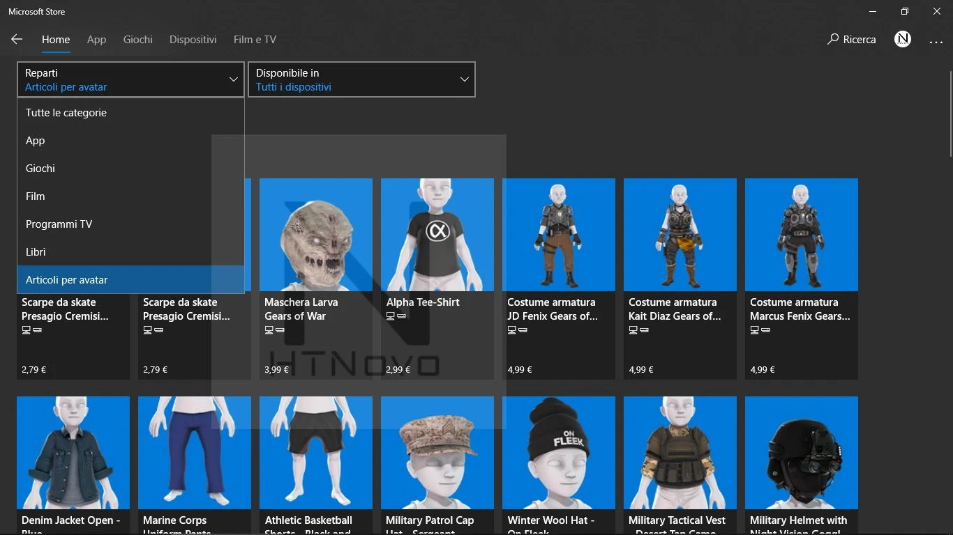 Articoli-per-avatar-Microsoft-Store