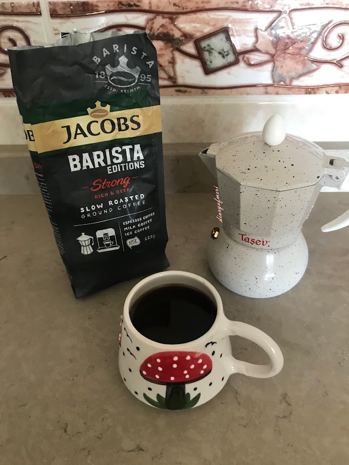 MOKA POTTA KAHVE DEMLEME TARİFİ | JACOBS BARISTA EDITIONS STRONG KAHVE TADIM YAZISI☕