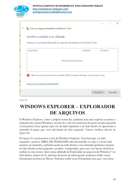  APOSTILA COMPLETA DE INFORMÁTICA PARA CONCURSO PÚBLICO