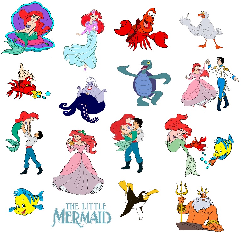Download digitalfil: The little mermaid svg,cut files,silhouette ...