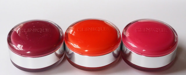 Clinique Sweet Pots in Orange Blossom, Candied Cassis and Pink Framboise