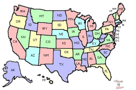 map of us with states. Still, there are several U.S.