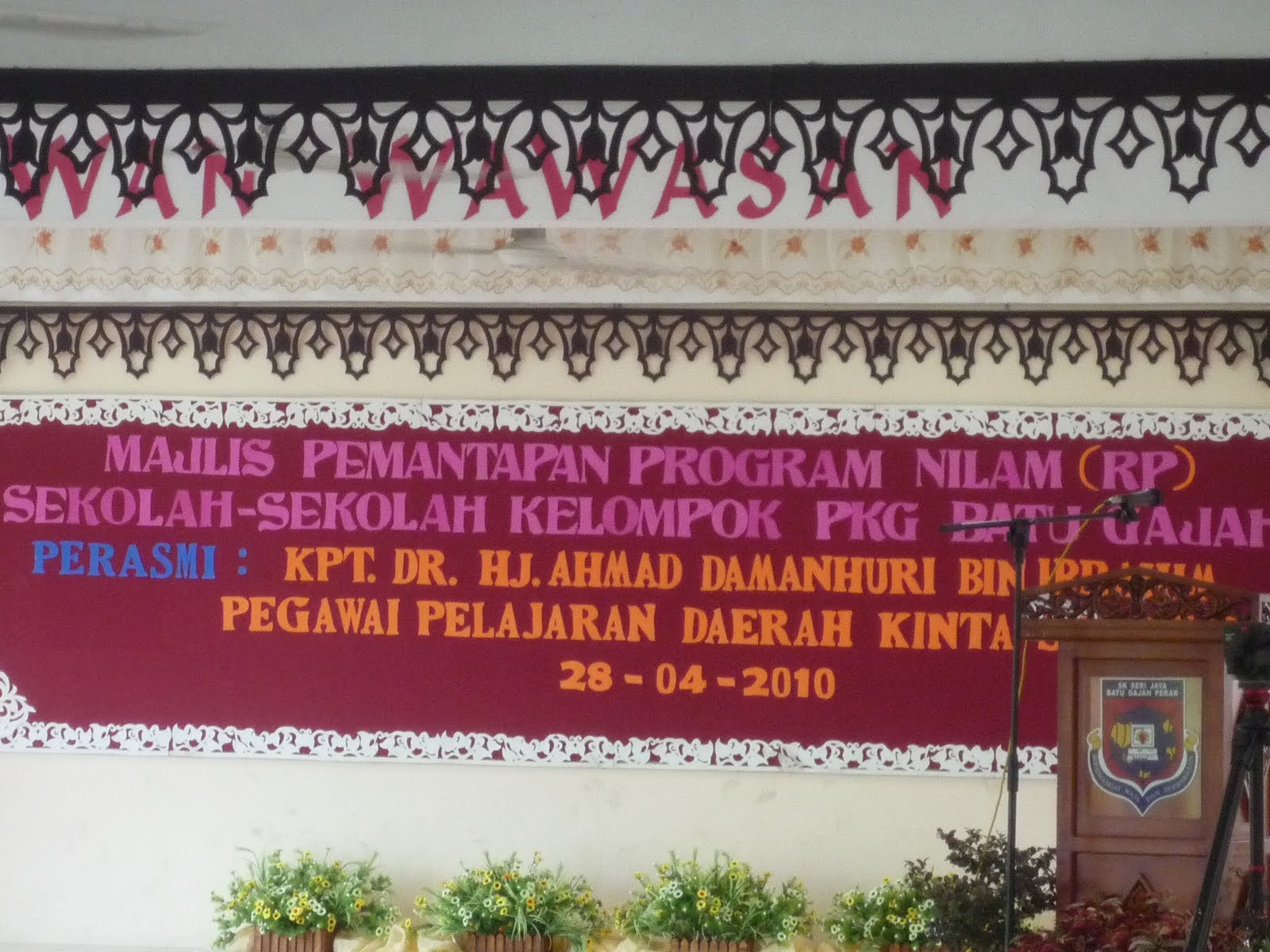 SMK Yuk Kwan Batu Gajah Perak: Majlis Pemantapan Program 
