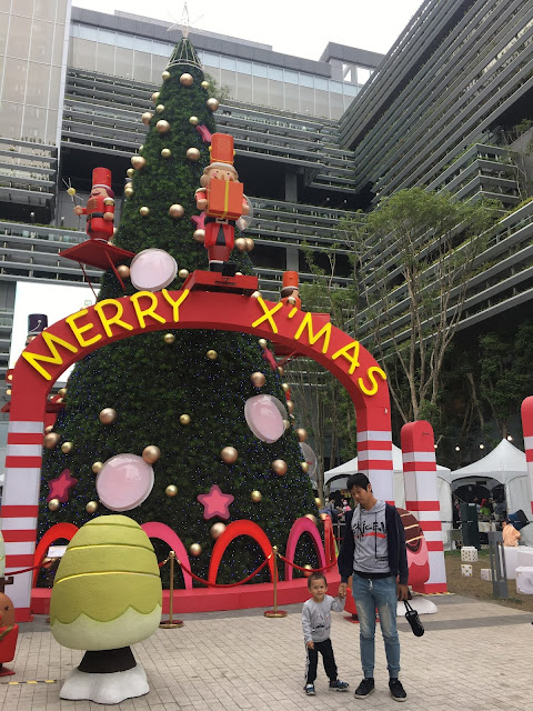 Christmas decorations at TS Mall in Tainan City, Taiwan