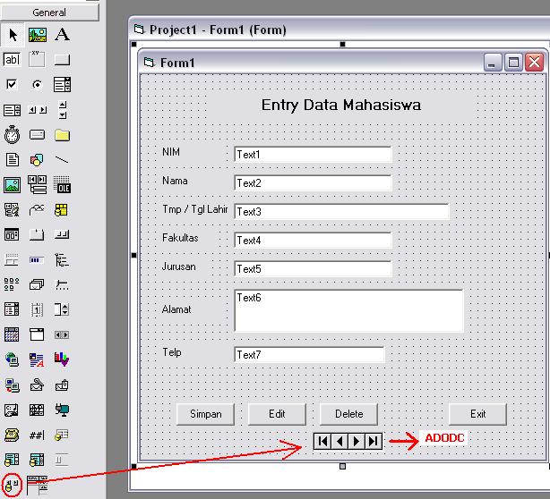 Cara Membuat Program Simpan Edit Dan Delete Dengan Visual Basic 6.0