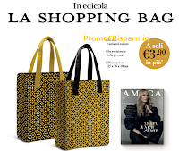 Logo AMICA di Agosto 2020 in edicola con la iconica Shopping Bag