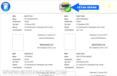 Aplikasi Cetak NISN Gratis