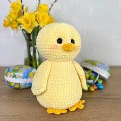 Pollito de pascua amigurumi patrón gratis