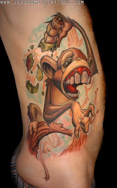 SOBER MONKEY TATTOO By jesse Published April 13 2010