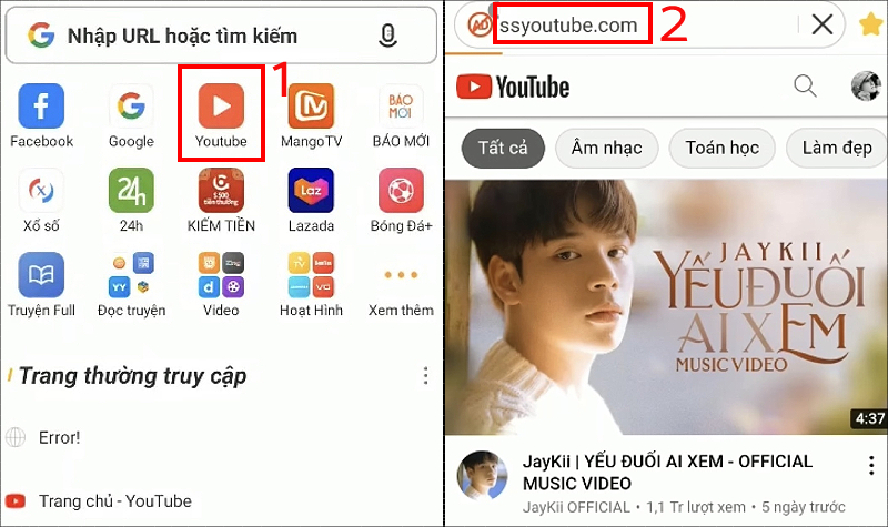 Sửa URL