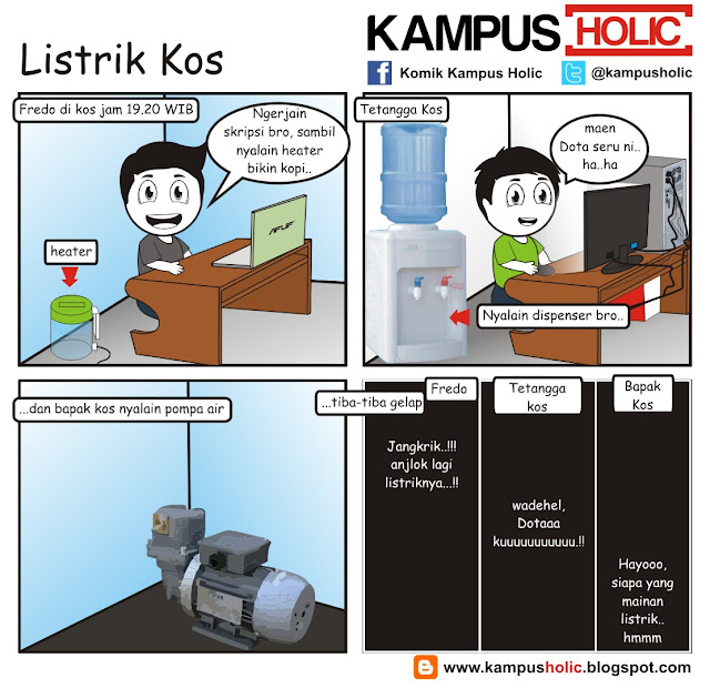 #153 Listrik Kos mahasiswa