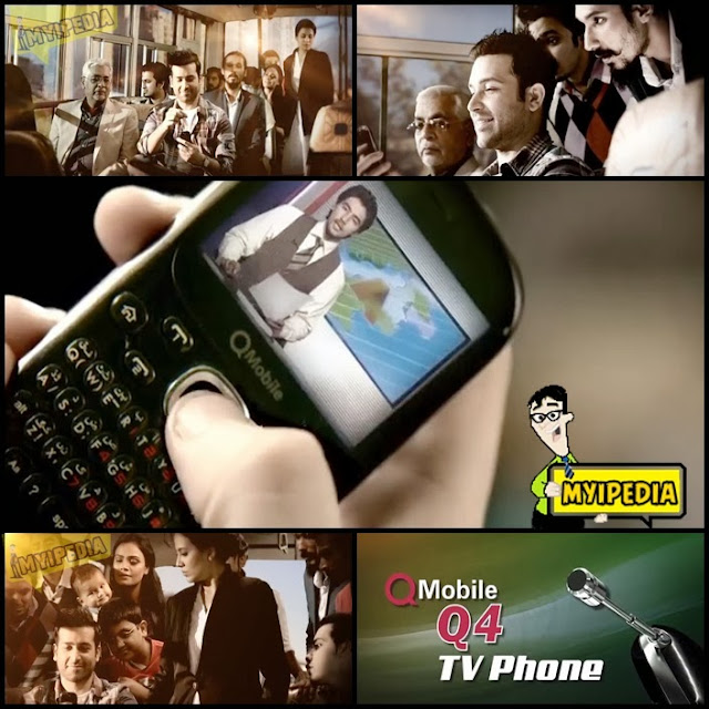 Qmobile Q4 TVphone TVC 2013 Abdullah Ejaz