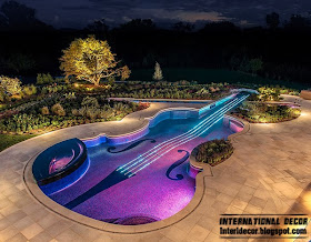 Outdoor Swimming Pool in the form of a Stradivarius violin