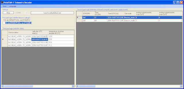  PolyITAN-1 telemetry decoder