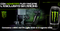 Logo Con Monster Energy puoi vincere il Racing Simulator ( valore oltre 2100 euro)