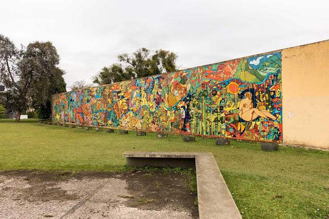 “Rio Iguaçu” - um mural de Rogério Dias