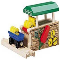 Are the wooden Brio trains and tracks systems compatible with other 