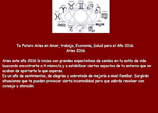 Horoscopo Anual para Aries 2016