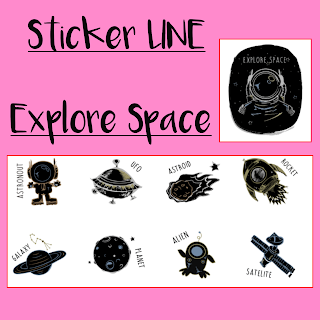 Explore Space Galaxy sticker whatsaap