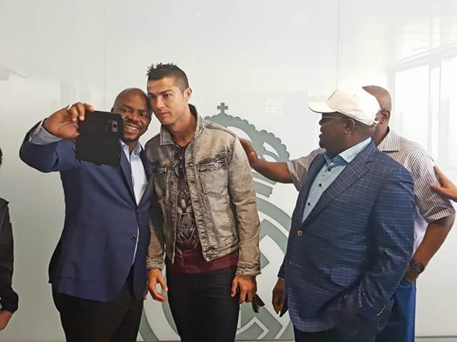 Photos: Governor Wike meets Cristano Ronaldo, Sergio Ramos; to set up Real Madrid Football Academy in Rivers State