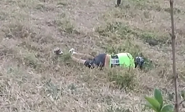 Mário Nei Diniz morto enquanto pedalava em Barra Mansa/Foto: Reprodução