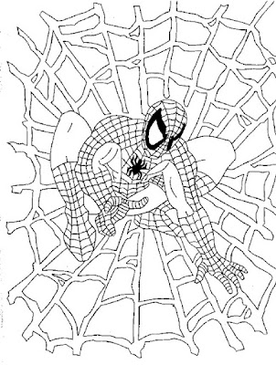 spiderman coloring pages