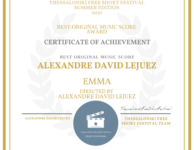 Certificat officiel du festival
