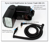 AS1014: Canon 580EX Flash Aux Sync Jack Mod