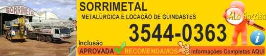 sorrimetal - metalurgia e locação de guindaste - sorriso mt - alo sorriso